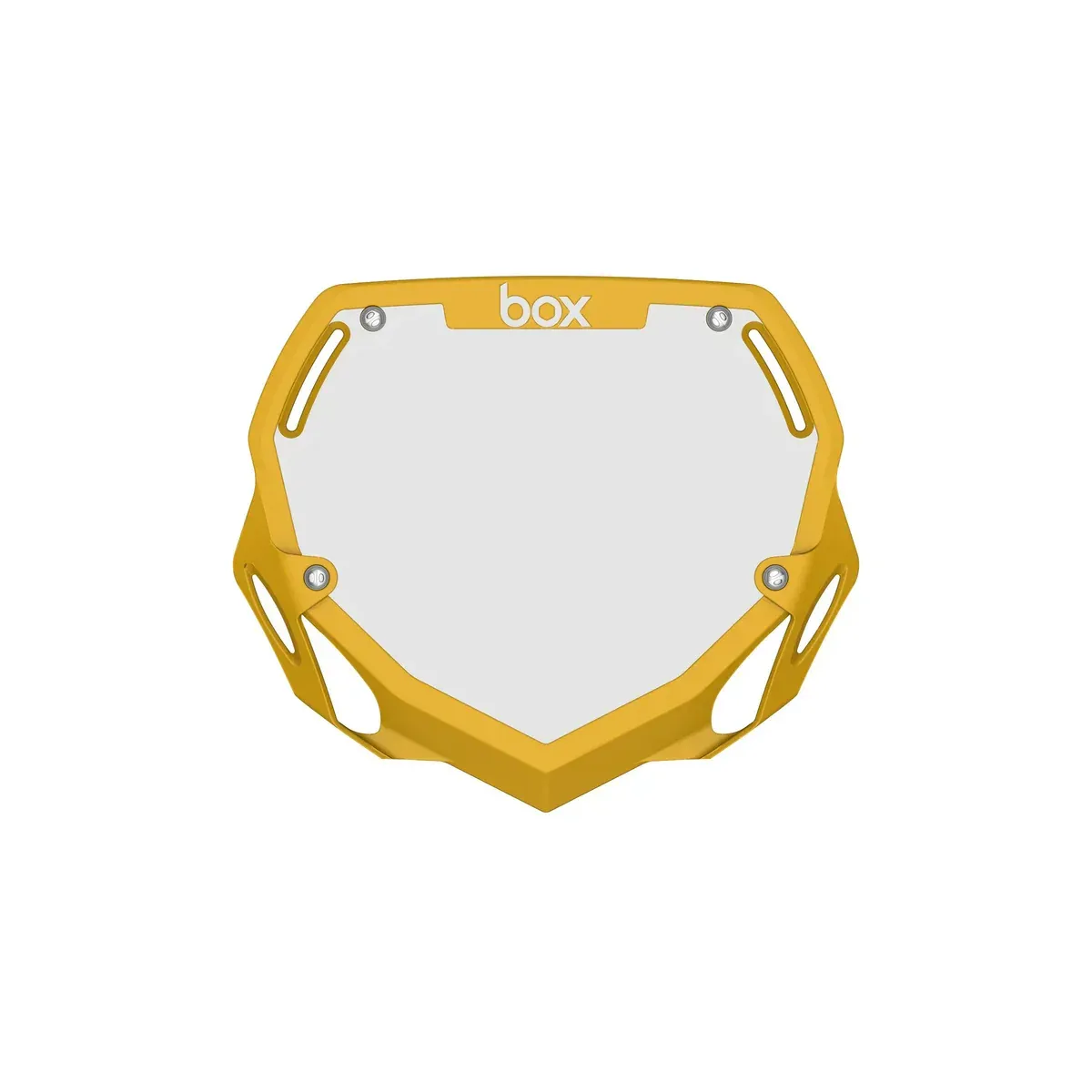 Box Two Number Plate Yellow